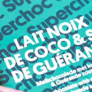 Tablette de chocolat lait noix de coco, sel de Guérande - Supersec